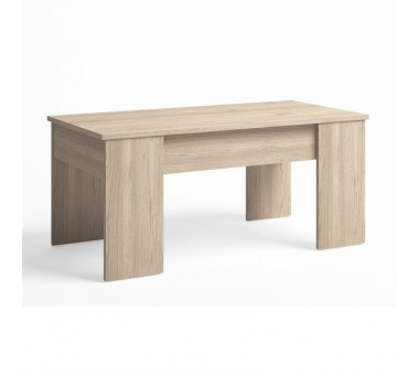 Mesa centro elevable ON KIT naturale