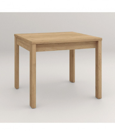 Mesa cuadrada 90x90 ext. a 180