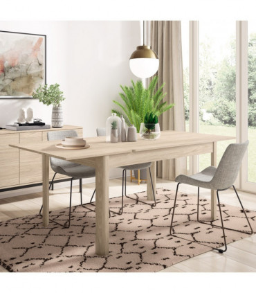 Mesa rectangular (esquinas redondeadas) 140x90 ext. a 200