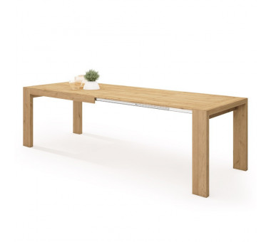 Mesa rectangular 140x90 (2 ext. a 185/230) / 160x90 (2 ext. a 205/250) patas correderas