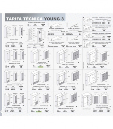 Tarifa técnica YOUNG 1