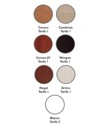 Colores madera