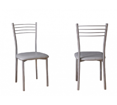 SILLA COCINA MITRA PLATA