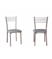SILLA COCINA MITRA PLATA